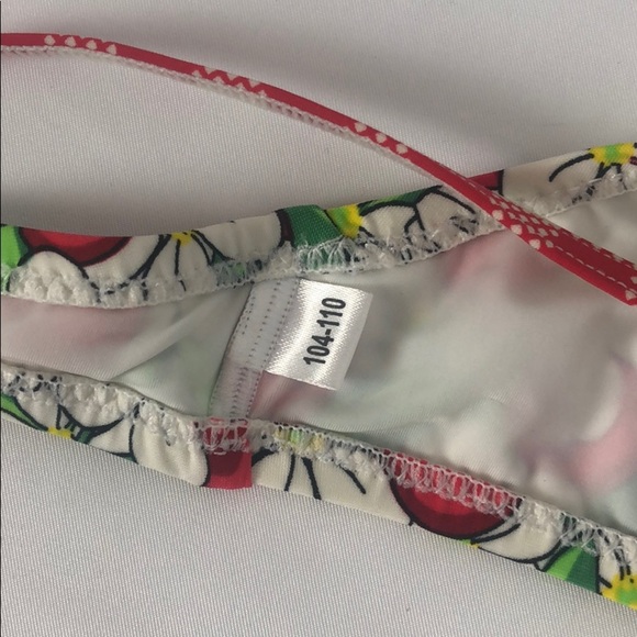 ArinA Festivita 2pc red/white size 6 swimsuit NWT - Picture 3 of 8